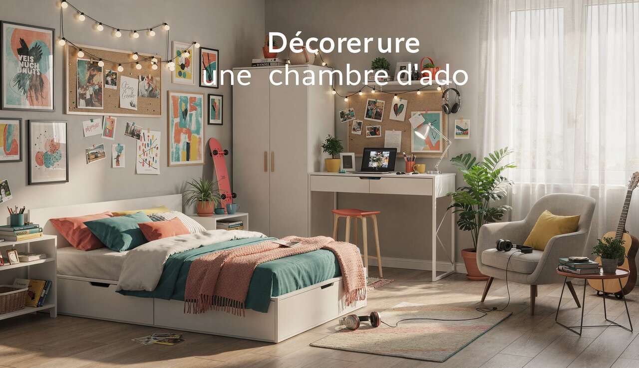 13 idées originales pour décorer une chambre d'ado