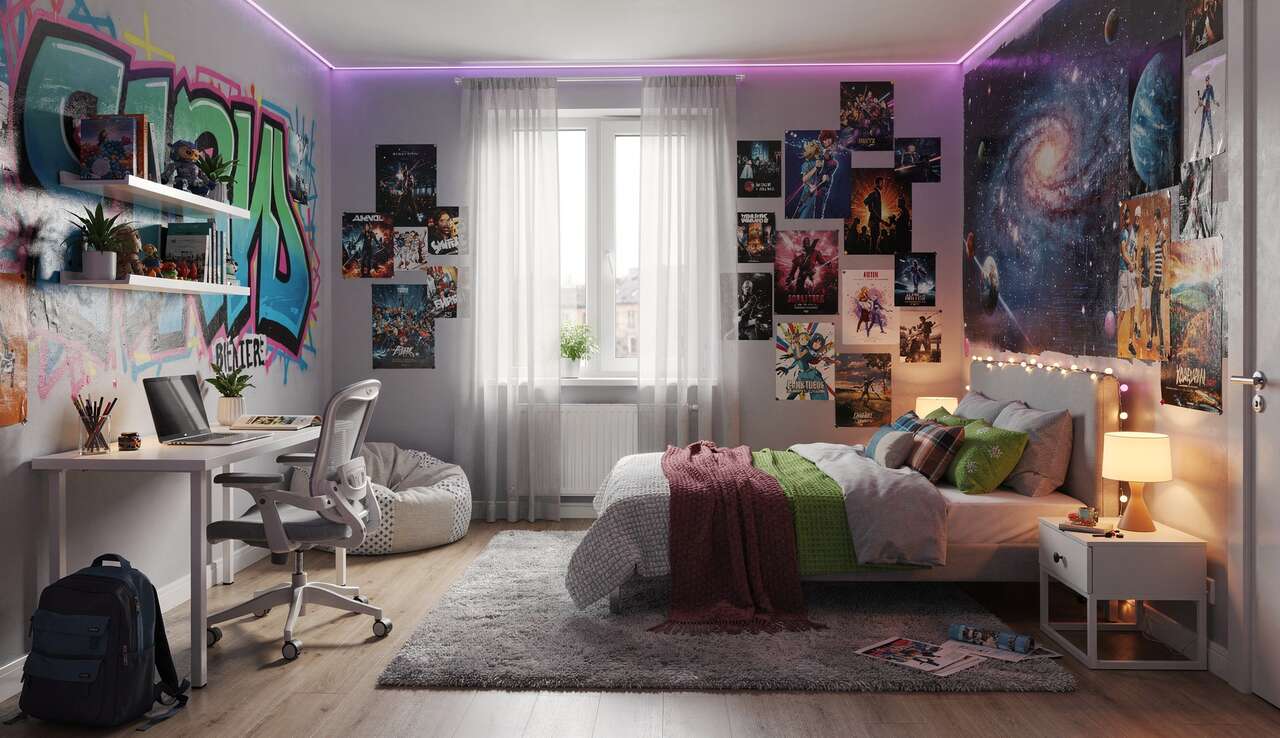 Murales et posters : personnaliser les murs