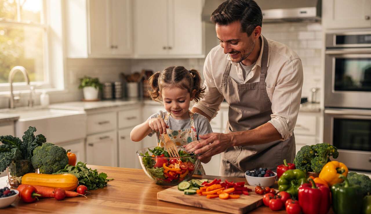 Impliquer son enfant dans le choix des aliments et la pr&eacute;paration des repas