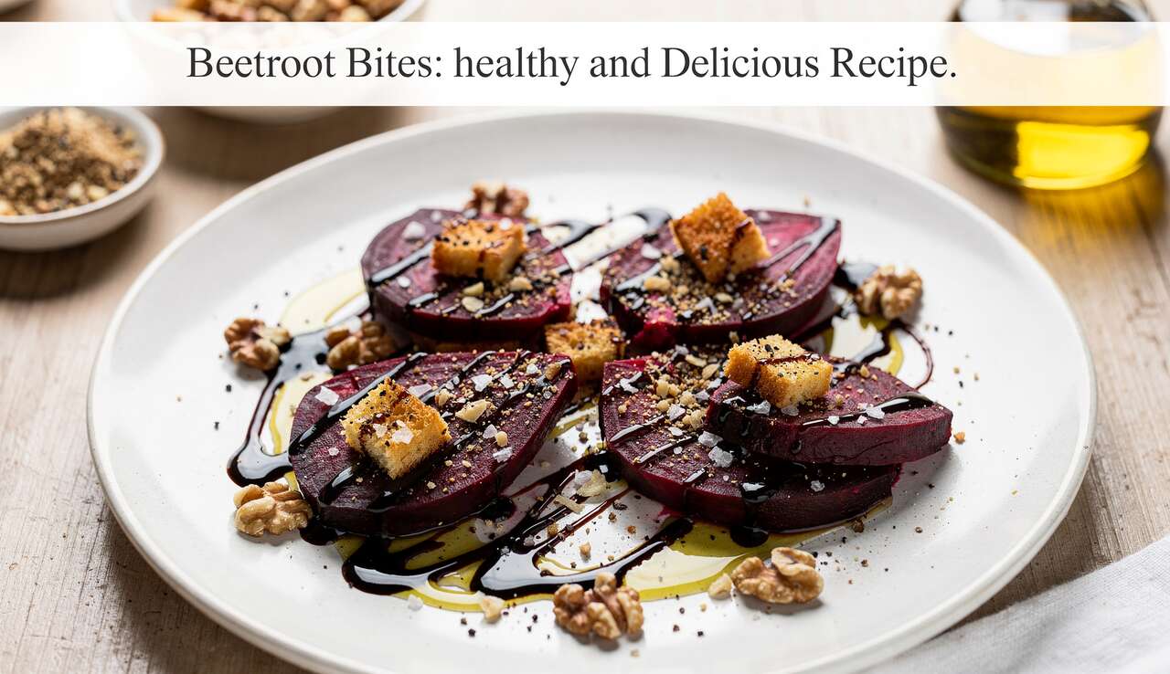 Bouchées à la betterave : recette saine et délicieuse