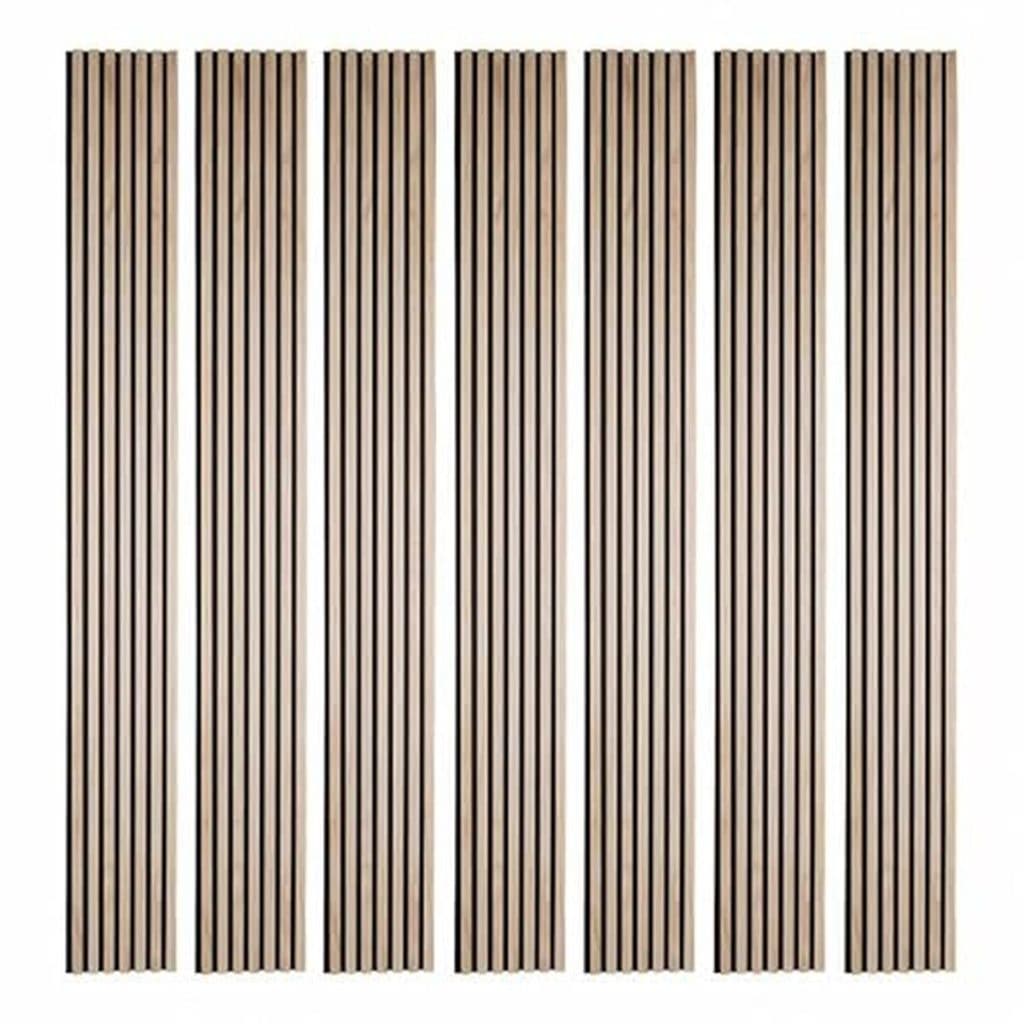 Avis sur les panneaux tasseaux bois 250 x 30 cm en chêne clair