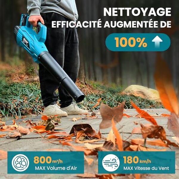 Découvrez notre test détaillé du souffleur batterie 5 vitesses : performance, autonomie et efficacité au service de votre jardin. équipement essentiel pour l'automne