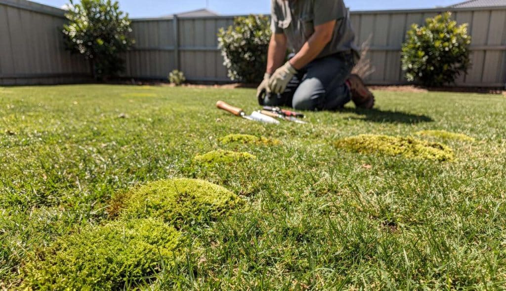 Comment éliminer la mousse dans le gazon ?