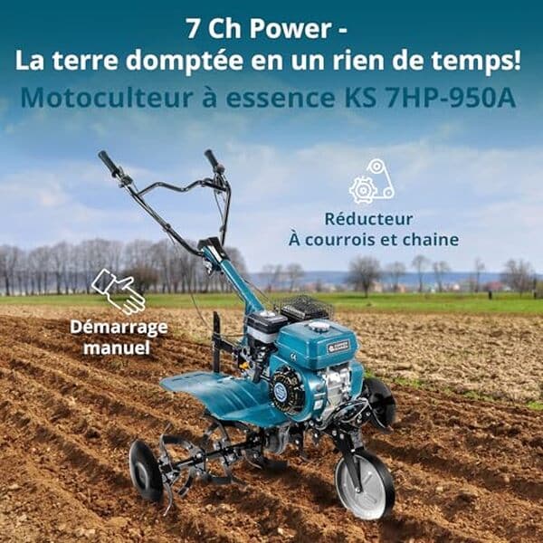 Découvrez le test complet du cultivateur Könner & Söhnen KS 7HP-950A : évaluation de sa puissance, polyvalence et efficacité pour un jardinage optimisé.