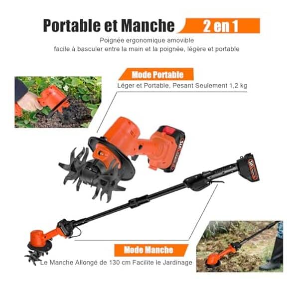 Découvrez notre avis détaillé sur la motobineuse électrique sans fil 21V : efficacité, maniabilité et autonomie pour des jardins impeccables.