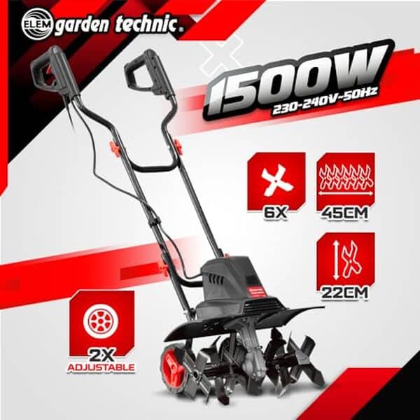 Découvrez notre test détaillé de la motobineuse électrique Elem Garden 1500W : analyse des performances, avis d'expert et conseils d'utilisation pour optimiser votre jardinage.
