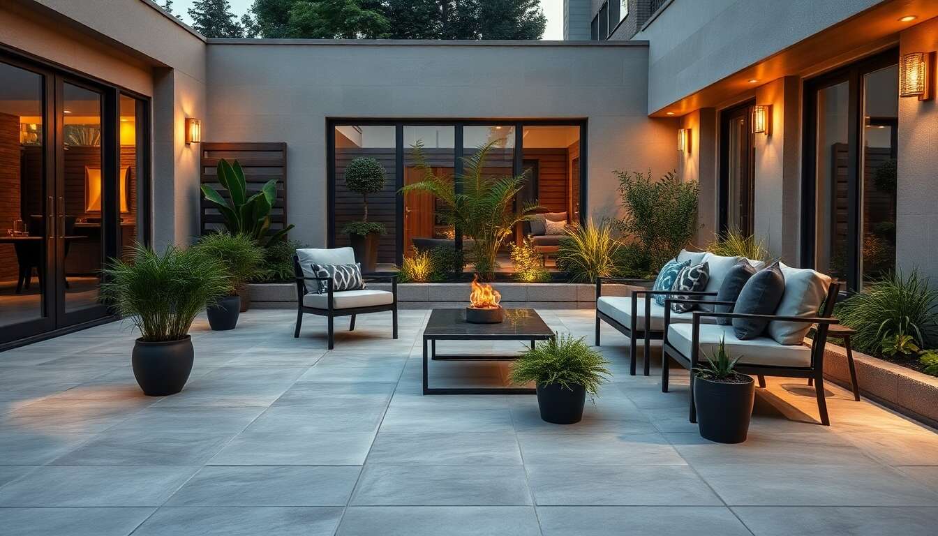 Entretenir votre terrasse en béton pour la pérennité