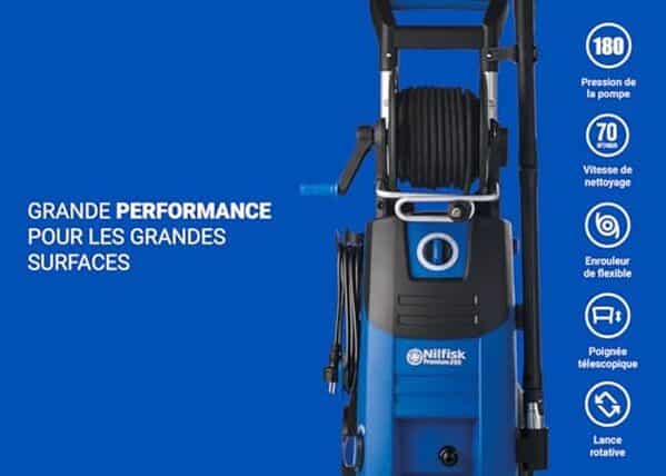 Découvrez notre test du nettoyeur haute pression Nilfisk Premium 200 bars, 3300 W : efficacité impressionnante pour vos projets de nettoyage les plus exigeants