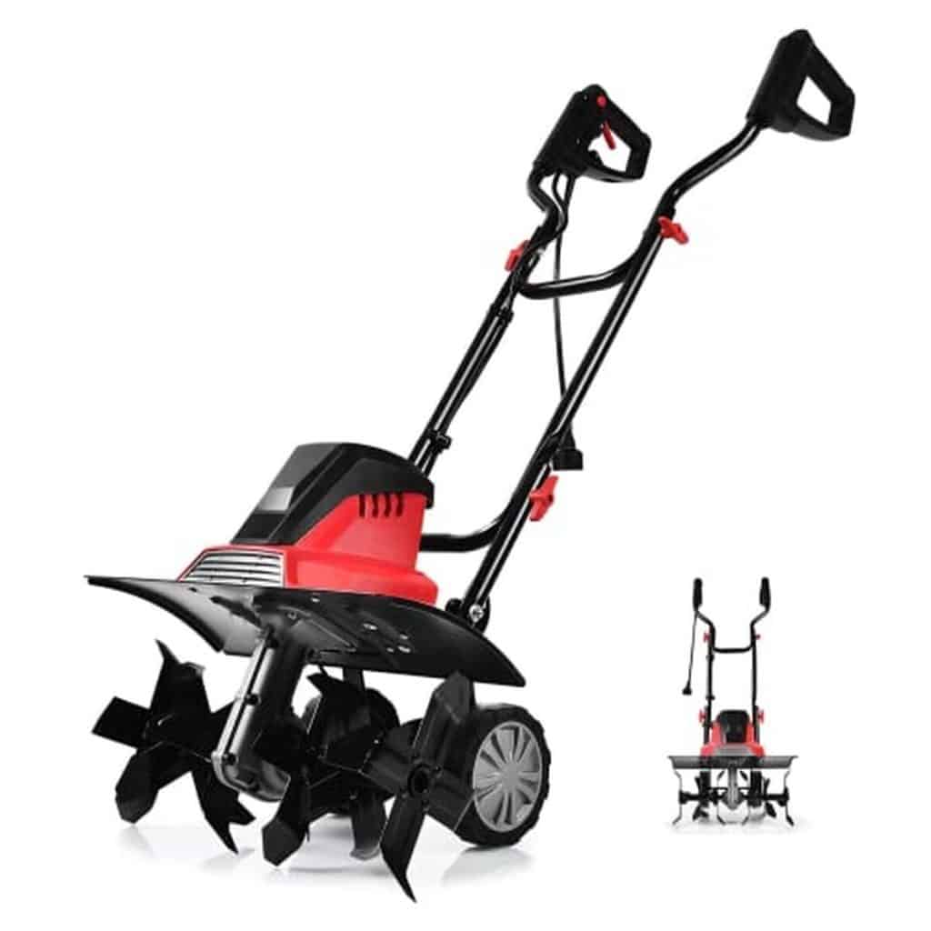 Test de la motobineuse électrique GOPLUS 1500W : puissance et sécurité au jardin