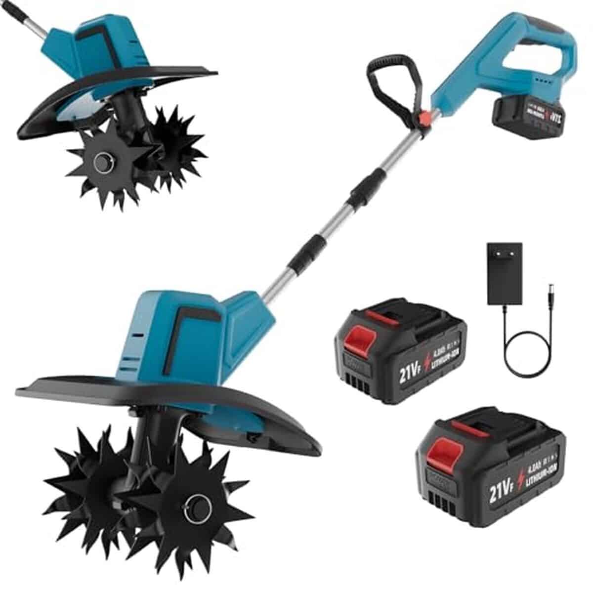 Test de la motobineuse électrique sans fil 550W pour jardinage