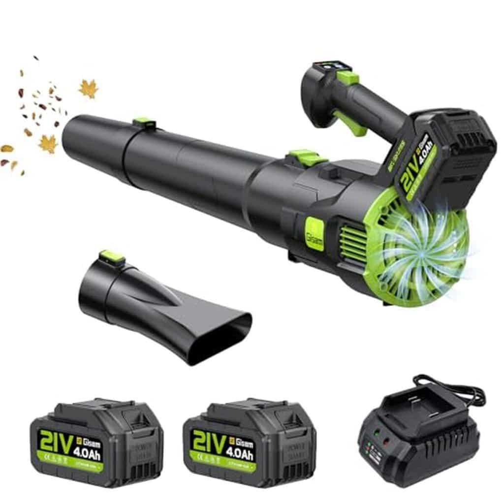 Test du souffleur à batterie Gisam : puissance et praticité pour le jardin