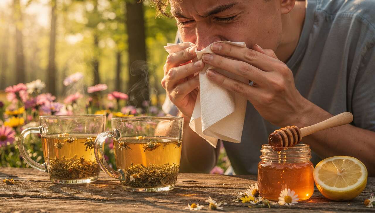 Symptômes typiques de l'allergie au pollen