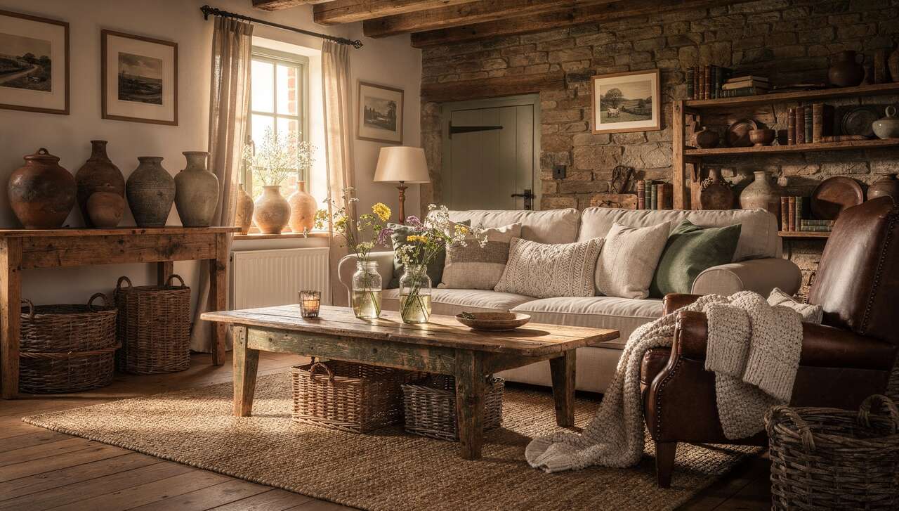 Accessoiriser avec des objets chinés et naturels