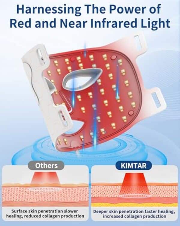 Découvrez notre test du masque LED KIMTAR : efficacité, résultats avant-après et conseils d'utilisation pour une peau rajeunie et éclatante. Avis détaillé et honnête. 