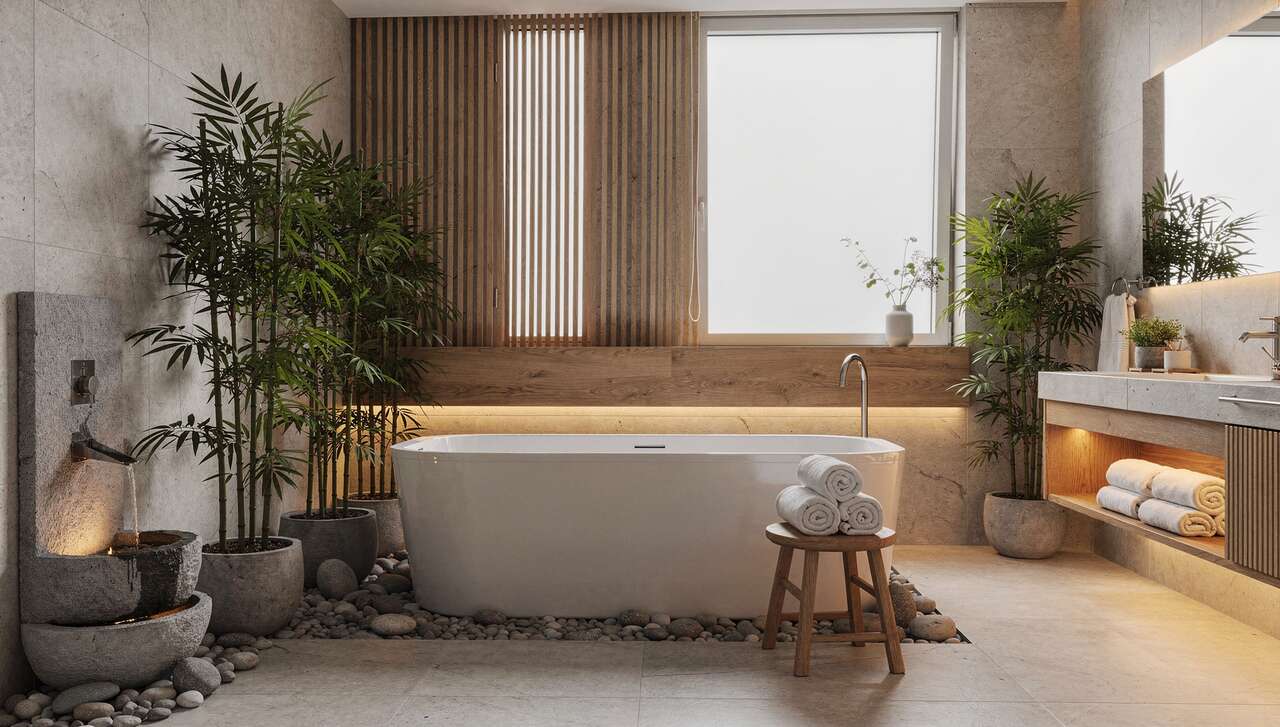 Intégrer des éléments naturels pour une touche zen