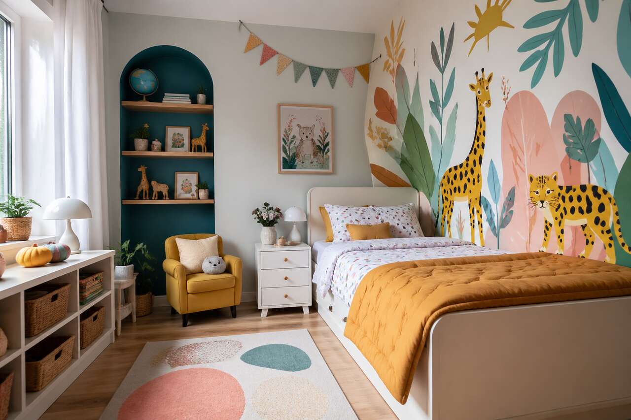 Décorations murales originales pour une chambre unique