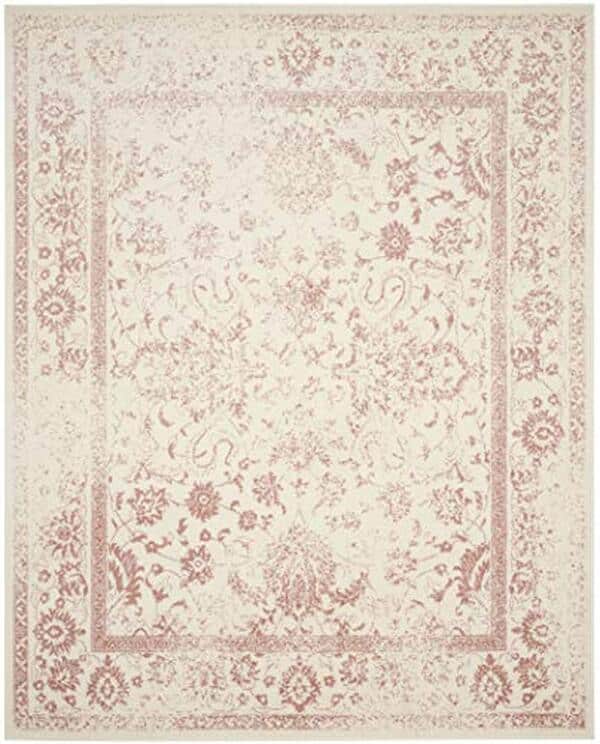 Découvrez notre avis complet sur le tapis Safavieh Adirondack ivoire et rose 270x360 cm : qualité, design et durabilité pour votre intérieur. 