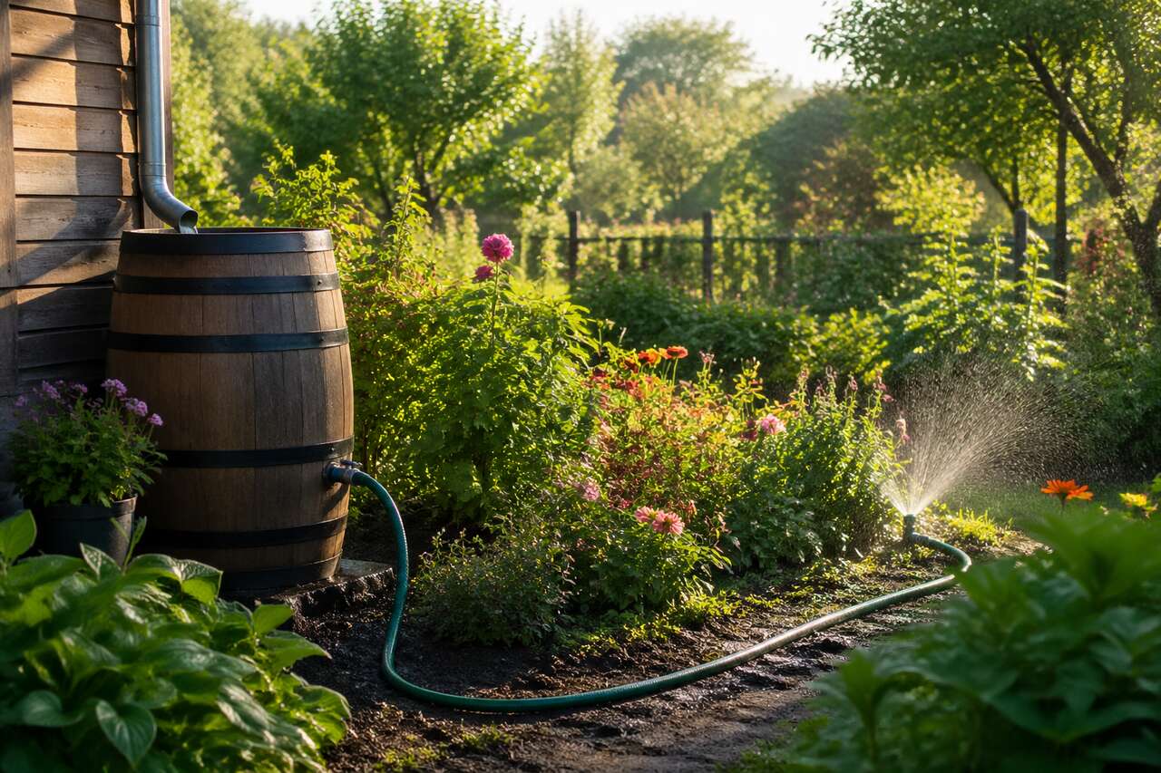 Utiliser l'eau de pluie pour l'arrosage