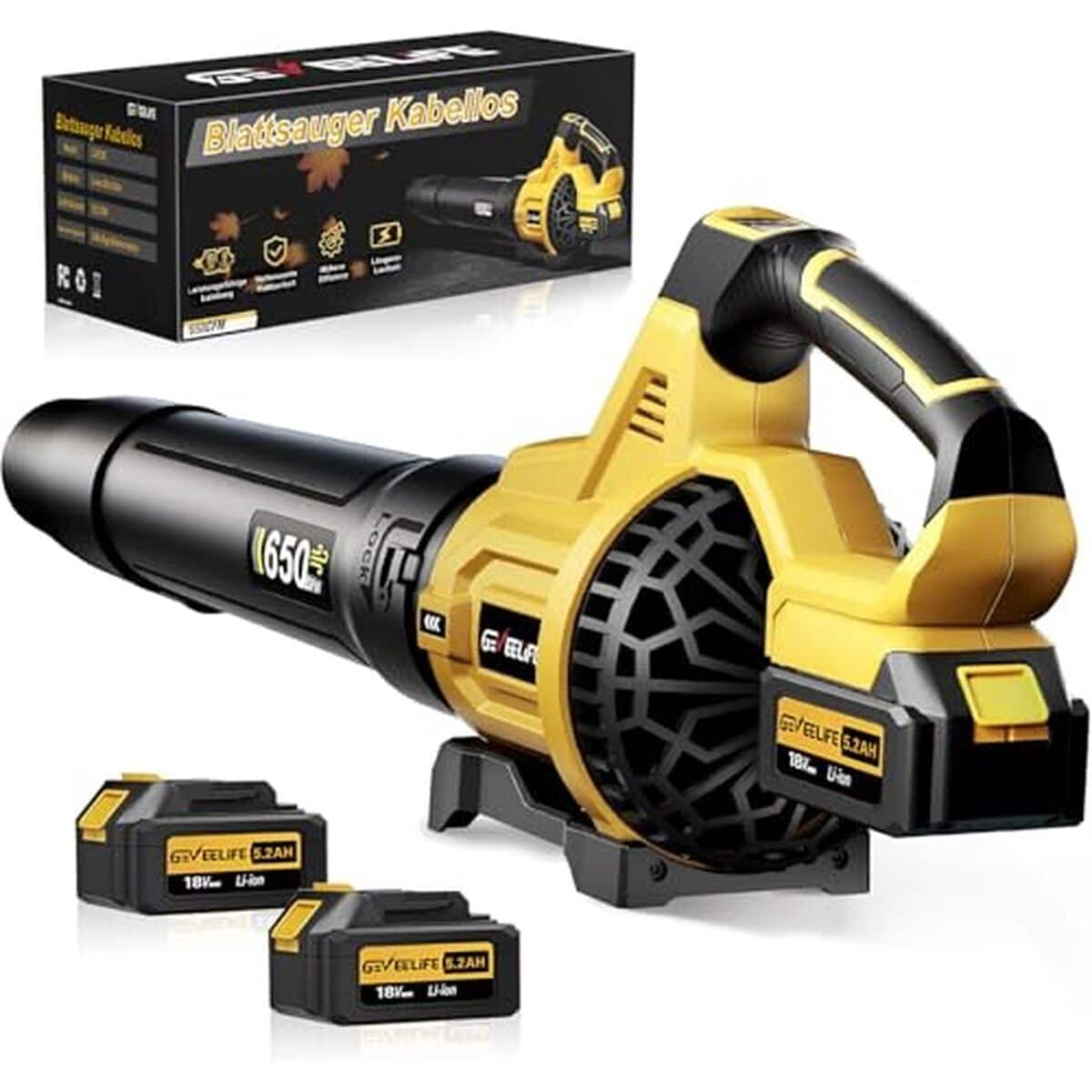 Test du GEVEELIFE souffleur électrique 20 V : puissance et efficacité