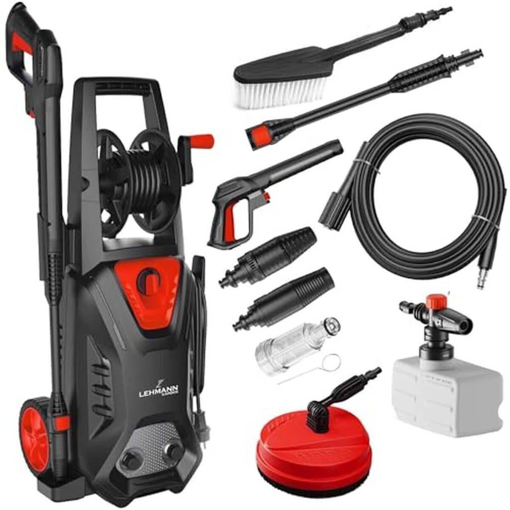 Test du nettoyeur haute pression Lehmann Hudson : puissance 1800 W et 220 bar