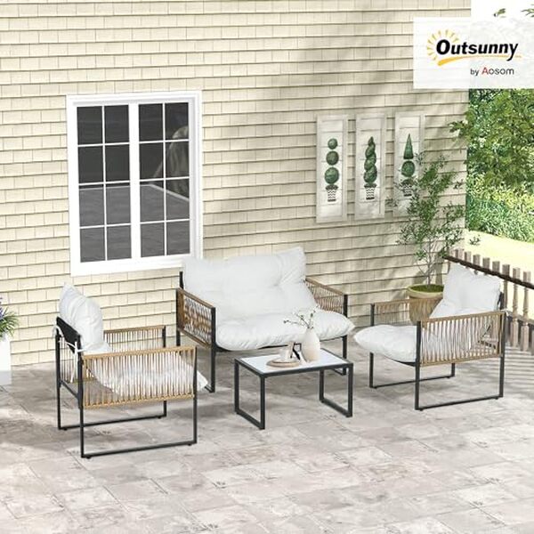 Découvrez notre test détaillé du salon de jardin Outsunny 4 pièces : confort, élégance et qualité. Avis complet et conseils d'achat pour votre terrasse. 