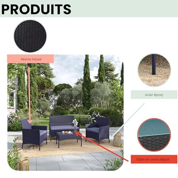 Découvrez notre test détaillé du salon de jardin Imora en résine tressée noir. Design moderne, qualité et durabilité : tous les détails pour bien choisir votre mobilier de jardin. 
