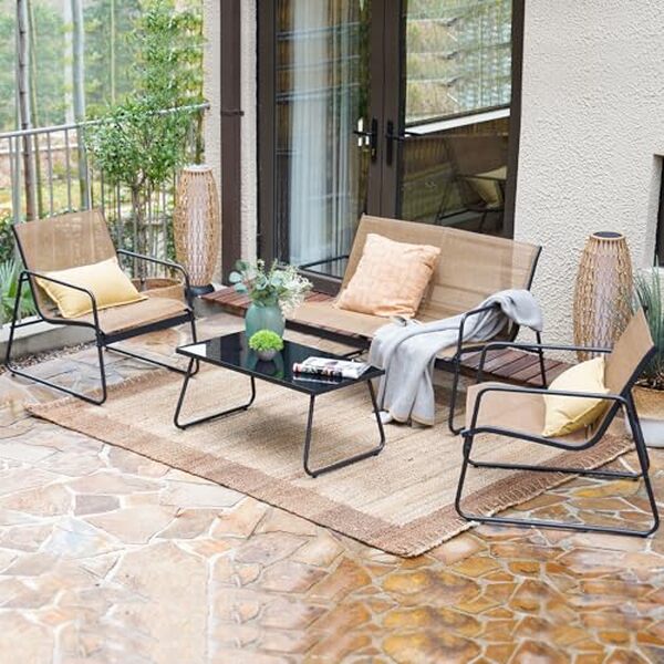 Découvrez notre test complet du mobilier d'extérieur 4 pièces Grand patio : un ensemble terrasse polyvalent, confortable et esthétique pour transformer votre jardin et vos soirées en famille. 