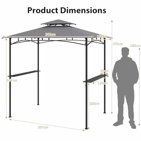 Découvrez notre test détaillé de la tonnelle barbecue Homasis avec double toit et tables. Avis complet, avantages et caractéristiques de ce modèle haut de gamme.