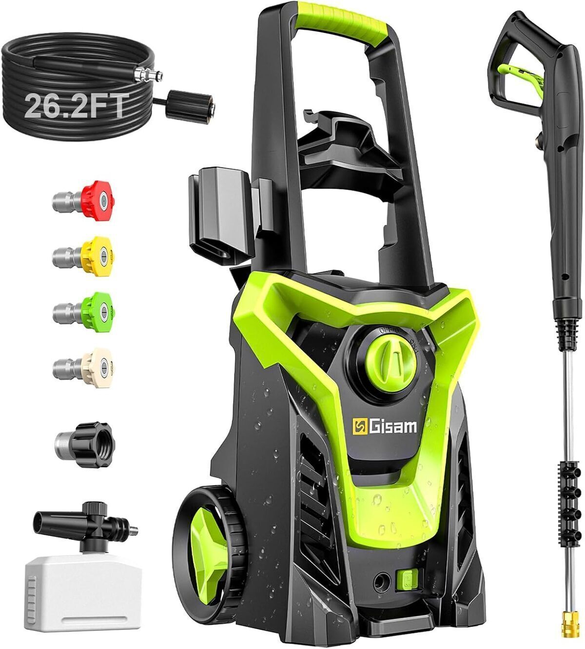 Test du nettoyeur haute pression Gisam 2200W : performance max à 180 bars
