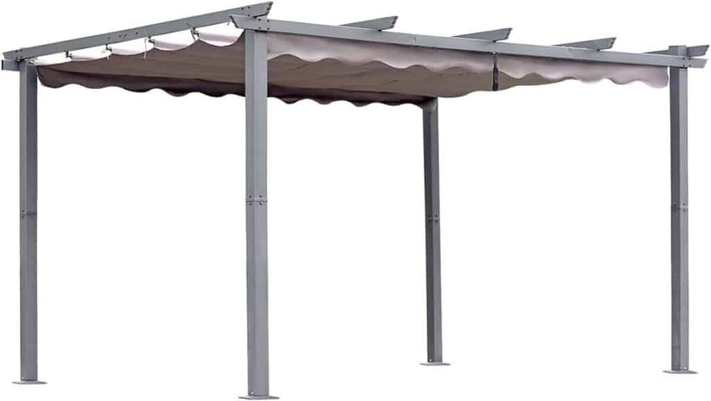 Test : pergola angel living aluminium 4x3m, élégance et protection uv
