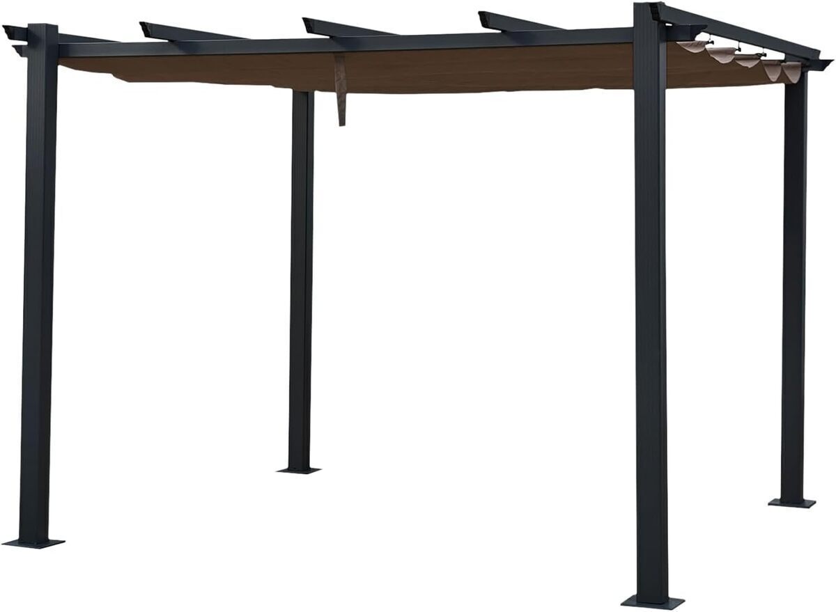 Test : pergola autoportante Cassis avec toile rétractable