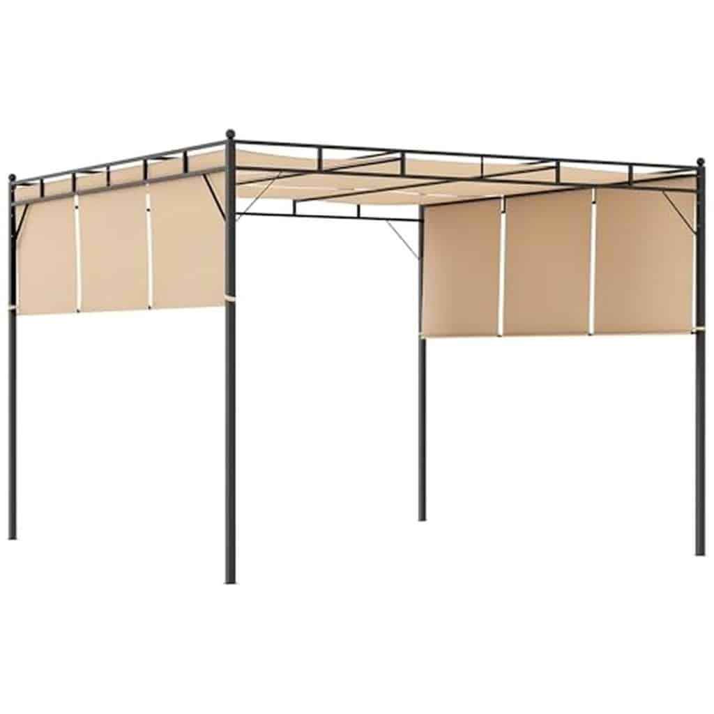 Test : pergola Outsunny avec toiles rétractables