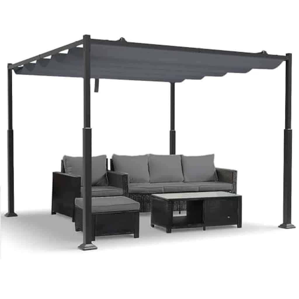 Test : pergola rétractable Vounot 3x3m pour terrasse
