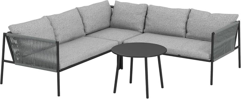 Test : salon de jardin Outsunny en résine tressée