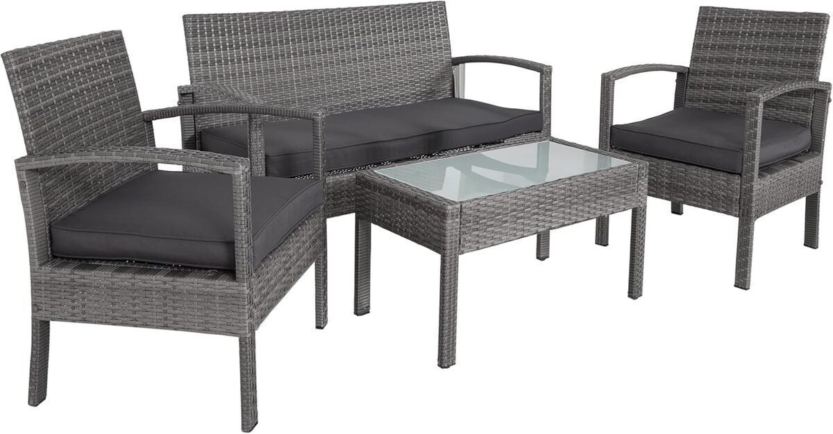 Test salon de jardin Casaria : confort et résistance en polyrotin